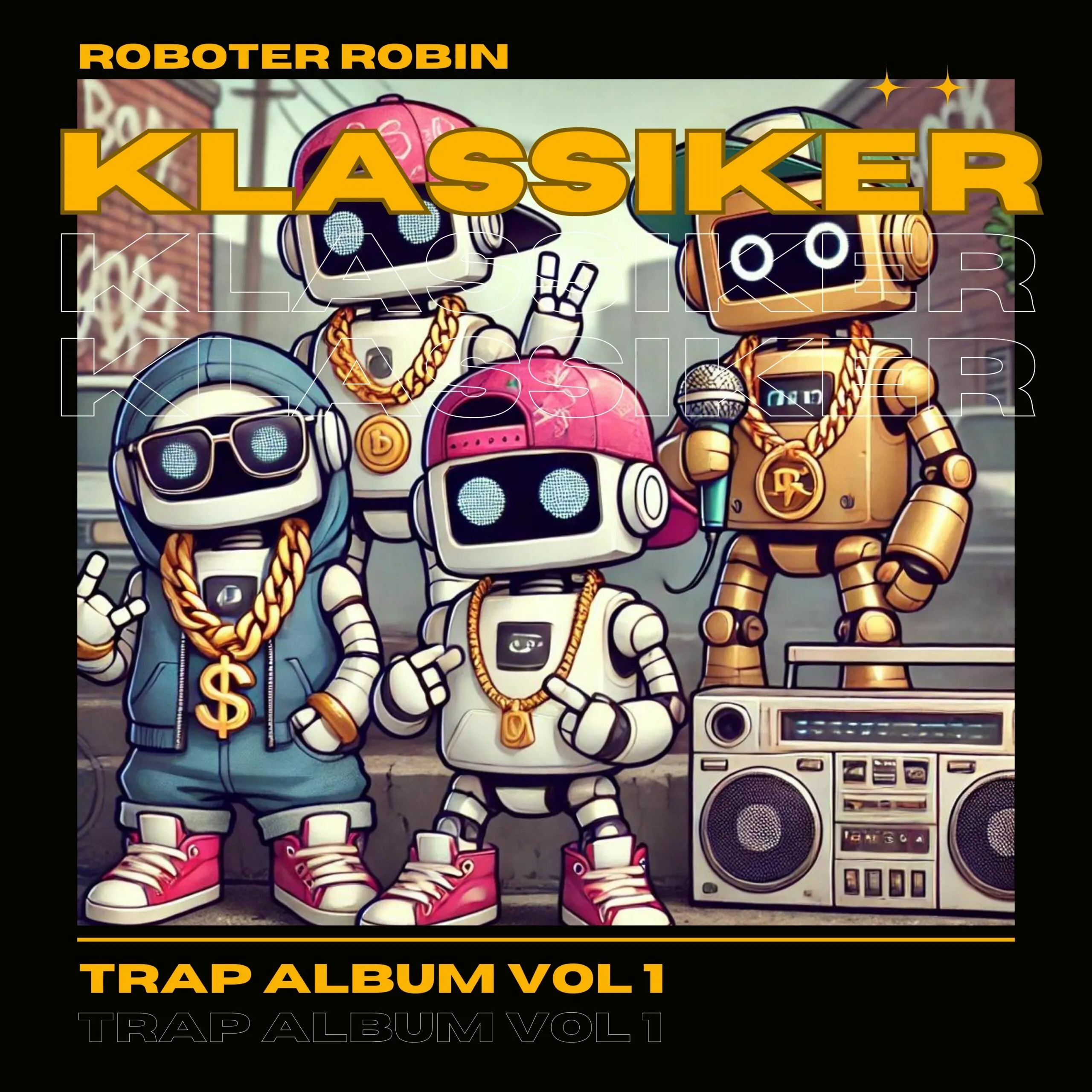 Cover des Albums Kinderlieder Klassiker Trap Album Vol. 1 von Roboter Robin